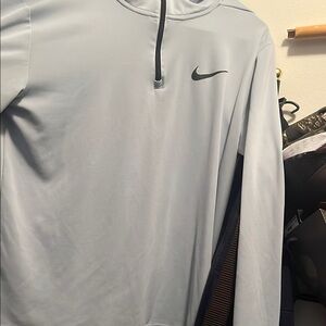 Nike Gray Performance Quarter-Zip Jacket